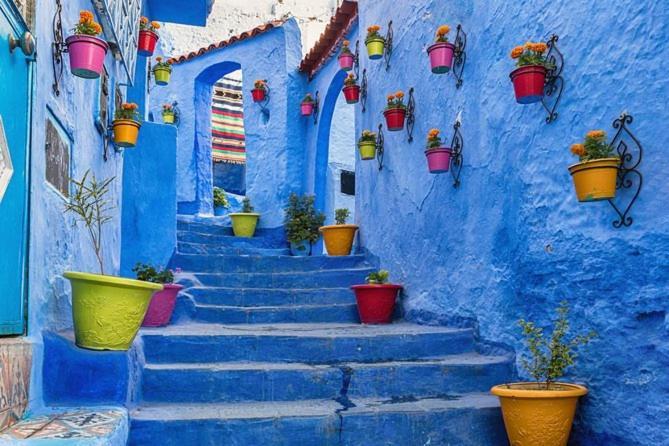Dar Sidi Mfedal Lägenhet Chefchaouen Rum bild